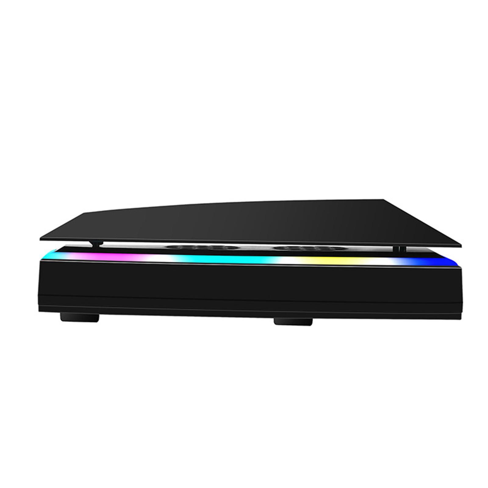 Вентилятор охлаждения для аксессуаров PS5, модернизированный тихий вентилятор охлаждения со светодиодной подсветкой, аксессуары охлаждения с концентраторами USB2.0